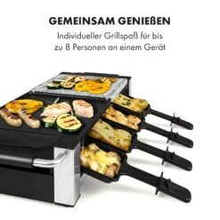 Bistecca Raclette 1200W Metall / Stein 8 Personen Kontroll-LED 12 Bistecca Raclette 1200W Metall / Stein 8 Personen Kontroll-LED -Bestes Haushaltsgeräte Geschäft 10035293 de 0005 logo