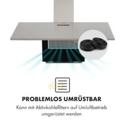 Silver Lining 90 Dunstabzugshaube 90cm 568m³/h EEK A Edelstahl -Bestes Haushaltsgeräte Geschäft 10035318 de 0008 logo