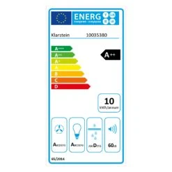Eleonora 60 Dunstabzugshaube 426 M³/h Touch-Panel Ambiente-Licht -Bestes Haushaltsgeräte Geschäft 10035380 energy label