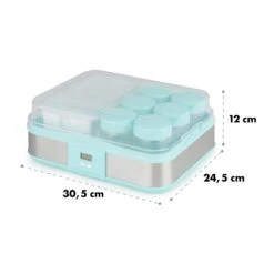 Gaia Greek Joghurt-Maker 1,26 L 6 Gläser Inkl. Sieb-Box 15 Gaia Greek Joghurt-Maker 1,26 L 6 Gläser Inkl. Sieb-Box -Bestes Haushaltsgeräte Geschäft 10035435 yy 0008 logo Klarstein Gaia Greek Joghurtmaker mint