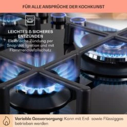 Illuminosa 4 Gaskochfeld 4-flammig Sabaf-Brenner Glaskeramik 13 Illuminosa 4 Gaskochfeld 4-flammig Sabaf-Brenner Glaskeramik -Bestes Haushaltsgeräte Geschäft 10035464 de 0005 usp