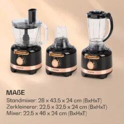 Luca Multifunktionsmixer 1000 W 3 L Stufenlose Geschwindigkeit 6 Modi -Bestes Haushaltsgeräte Geschäft 10035487 de 0007 logo