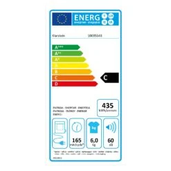 EZ Dry Wäschetrockner Ablufttrockner 1500W 6kg 60cm -Bestes Haushaltsgeräte Geschäft 10035543 energy label