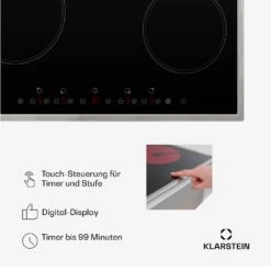 Virtuosa 4 Prime Einbaukochfeld 4 Zonen 6500W Glaskeramik Edelstahlrahmen 13 Virtuosa 4 Prime Einbaukochfeld 4 Zonen 6500W Glaskeramik Edelstahlrahmen -Bestes Haushaltsgeräte Geschäft 10035551 de 0005 usp