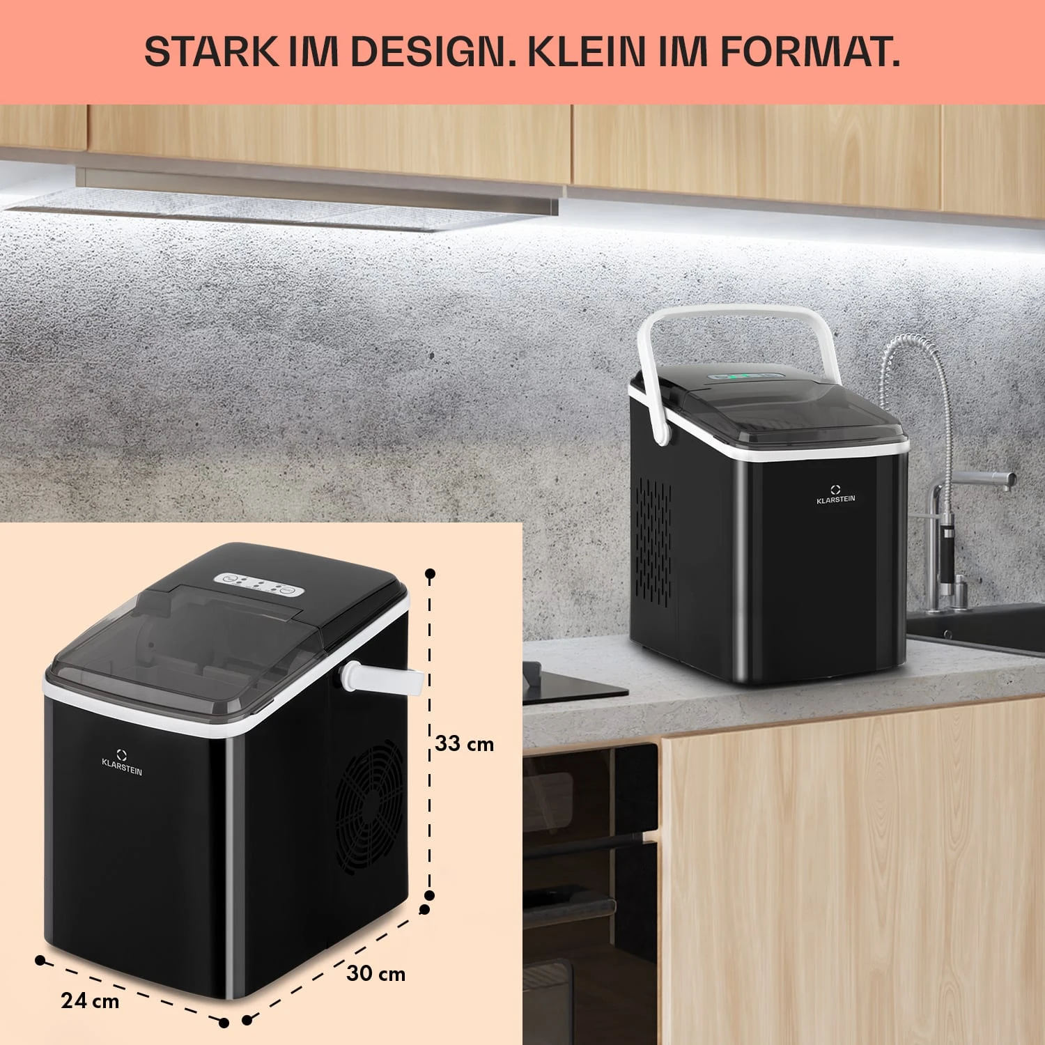 Arctic Porter Eiswürfelmaschine Bullet-Eis 12kg/24h Edelstahl 6 Arctic Porter Eiswürfelmaschine Bullet-Eis 12kg/24h Edelstahl – Bild 6