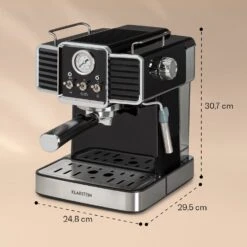 Gusto Classico Espressomaker 1350 Watt 20 Bar Druck 1,5 Liter 15 Gusto Classico Espressomaker 1350 Watt 20 Bar Druck 1,5 Liter -Bestes Haushaltsgeräte Geschäft 10035564 yy 0008 logo