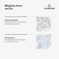Icefestival Bullet Eiswürfelbereiter 400W 1,9l 20kg/24h -Bestes Haushaltsgeräte Geschäft 10035578 de 0005 usp