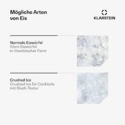 Icefestival Cube Eiswürfelbereiter 400W 1,9l 20kg/24h -Bestes Haushaltsgeräte Geschäft 10035579 de 0005 usp