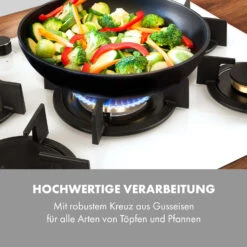 Goldflame 5 Gaskochfeld 5-flammig Messing-Brenner Glaskeramik -Bestes Haushaltsgeräte Geschäft 10035615 de 0007 logo