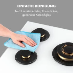 Goldflame 5 Gaskochfeld 5-flammig Messing-Brenner Glaskeramik -Bestes Haushaltsgeräte Geschäft 10035615 de 0008 logo