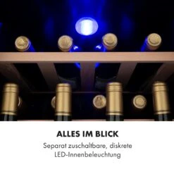 Vinamour 12 Uno Weinkühlschrank 12Fl./46l 4-18°C 40dB 15 Vinamour 12 Uno Weinkühlschrank 12Fl./46l 4-18°C 40dB -Bestes Haushaltsgeräte Geschäft 10035673 de 0007 logo