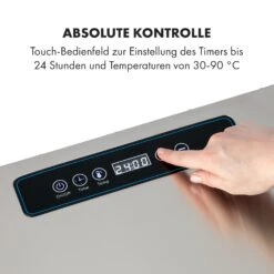 Captain Jerky 110 Dörrautomat 1000W 30-90 °C 24h-Timer Edelstahl 11 Captain Jerky 110 Dörrautomat 1000W 30-90 °C 24h-Timer Edelstahl -Bestes Haushaltsgeräte Geschäft 10035735 de 0003 logo