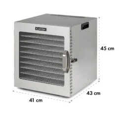 Captain Jerky 110 Dörrautomat 1000W 30-90 °C 24h-Timer Edelstahl 17 Captain Jerky 110 Dörrautomat 1000W 30-90 °C 24h-Timer Edelstahl -Bestes Haushaltsgeräte Geschäft 10035735 yy 0009 logo Klarstein Captain Jerky 110