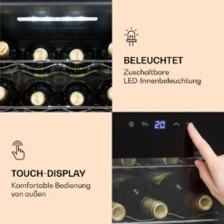 Ultimo 16 Uno Weinkühlschrank 42l Touch-Bedienfeld 16 Flaschen 5-18°C -Bestes Haushaltsgeräte Geschäft 10035777 de 0005 logo
