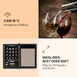 Ultimo 20 Uno Weinkühlschrank 53l Touch-Bedienfeld 131W 5-18°C -Bestes Haushaltsgeräte Geschäft 10035778 de 0003 logo