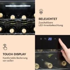 Ultimo 20 Uno Weinkühlschrank 53l Touch-Bedienfeld 131W 5-18°C -Bestes Haushaltsgeräte Geschäft 10035778 de 0005 logo