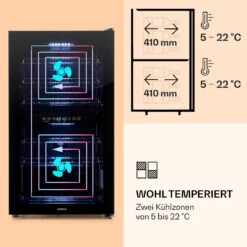 Shiraz 29 Duo Weinkühlschrank 2 Zonen 80L/29 Flaschen 5-22°C Touch 10 Shiraz 29 Duo Weinkühlschrank 2 Zonen 80L/29 Flaschen 5-22°C Touch -Bestes Haushaltsgeräte Geschäft 10035846 de 0003 logo