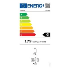 Barolo 28 Uno Weinkühlschrank 70 Liter 11-18°C SingleZone -Bestes Haushaltsgeräte Geschäft 10035860 energy label