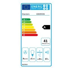 Mariana Neo 60 Flachschirmhaube 60cm 640 M³/h Abluft LED -Bestes Haushaltsgeräte Geschäft 10035926 energy label