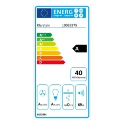 Kronleuchter Inselabzugshaube 596m³/h LED-Panel EEK A -Bestes Haushaltsgeräte Geschäft 10035975 energy label