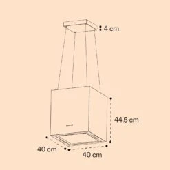 Kronleuchter Inselabzugshaube 596m³/h LED-Panel EEK A -Bestes Haushaltsgeräte Geschäft 10035975 yy 0007 logo
