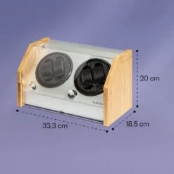 Garonne 4 Uhrenbeweger, 2 Drehteller, 4 Uhren, 3 Geschwindigkeiten, 4 Modi, Bambus 9 Garonne 4 Uhrenbeweger, 2 Drehteller, 4 Uhren, 3 Geschwindigkeiten, 4 Modi, Bambus -Bestes Haushaltsgeräte Geschäft 10036042 yy 0005 logo