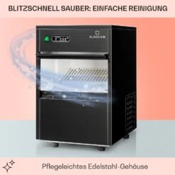 Powericer XL Eiswürfelmaschine 20 Kg/Tag 145 Watt -Bestes Haushaltsgeräte Geschäft 10036152 de 0005 usp