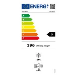 Laika 60L Gefrierschrank 60 Liter 3 Schubladen Temperatur: -18 Bis 0 °C -Bestes Haushaltsgeräte Geschäft 10036171 energy label