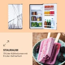 CoolArt 79L Kühl-Gefrier-Kombination EEK F Gefrierfach 9l Designtür 9 CoolArt 79L Kühl-Gefrier-Kombination EEK F Gefrierfach 9l Designtür -Bestes Haushaltsgeräte Geschäft 10036184 de 0003 logo