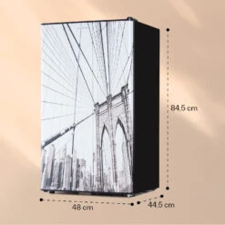 CoolArt 79L Kühl-Gefrier-Kombination EEK F Gefrierfach 9l Designtür 12 CoolArt 79L Kühl-Gefrier-Kombination EEK F Gefrierfach 9l Designtür -Bestes Haushaltsgeräte Geschäft 10036184 yy 0006 logo