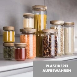 Glaswerk Cassia Gewürzgläser 6 St. 130 Ml Borosilikatglas Holzdeckel Luftdicht -Bestes Haushaltsgeräte Geschäft 10036357 de 0003 logo