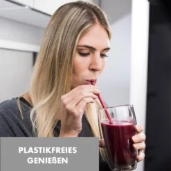 Glaswerk Salizzada Glasstrohhalme 7 Stück 0,8 X 20 Cm (ØxH) Holzhalterung Bürste -Bestes Haushaltsgeräte Geschäft 10036366 de 0003 logo