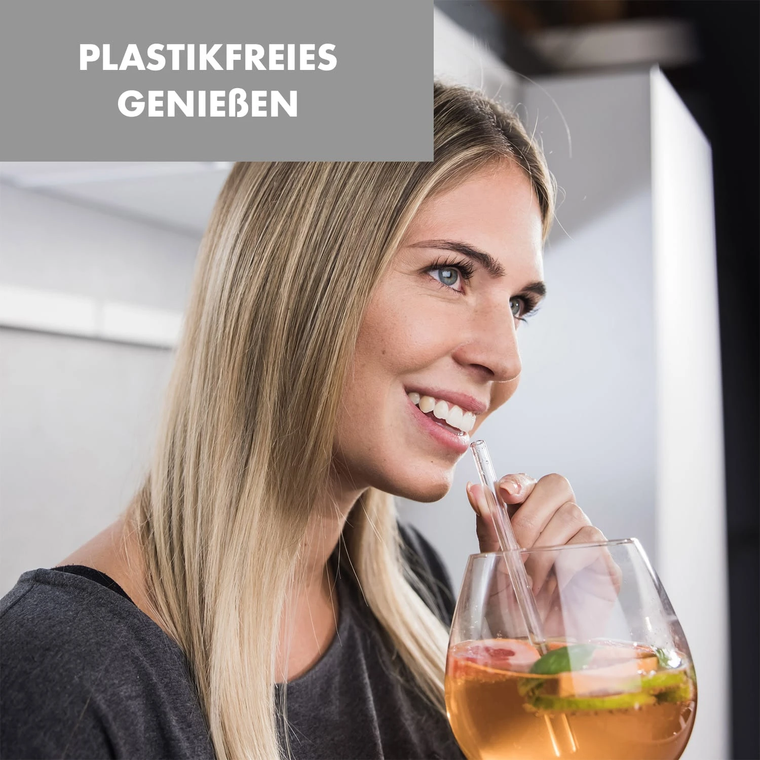 Glaswerk Frezzeria Glasstrohhalme 7 Stück 0,8 X 15 Cm (ØxH) Holzhalterung Bürste 3 Glaswerk Frezzeria Glasstrohhalme 7 Stück 0,8 X 15 Cm (ØxH) Holzhalterung Bürste – Bild 3