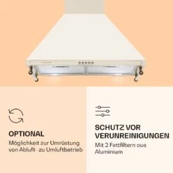 Victoria Dunstabzugshaube 60cm Retro-Design 644,5m³/h 2 LED-Lampen -Bestes Haushaltsgeräte Geschäft 10036447 de 0005 logo