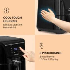 AeroVital Deluxe Heißluftfritteuse 1700W 5,4 Liter Edelstahl -Bestes Haushaltsgeräte Geschäft 10036476 de 0004 logo