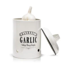 Montana Knoblauchtopf Emaille-Stahlblech 12 X 18 Cm (ØxH) Rostfrei -Bestes Haushaltsgeräte Geschäft 10037445 yy 0003 logo