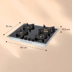 Goldflame Domino 4 Prime Gaskochfeld 4-flammig Messing-Brenner Glaskeramik 13 Goldflame Domino 4 Prime Gaskochfeld 4-flammig Messing-Brenner Glaskeramik -Bestes Haushaltsgeräte Geschäft 10037807 yy 0007 logo