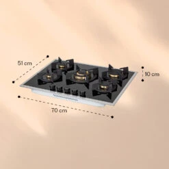 Goldflame 5 Prime Gaskochfeld 5-flammig Messing-Brenner Glaskeramik 13 Goldflame 5 Prime Gaskochfeld 5-flammig Messing-Brenner Glaskeramik -Bestes Haushaltsgeräte Geschäft 10037808 yy 0007 logo
