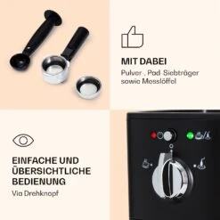 Passionata 20 Espressomaschine 20 Bar 6 Tassen 1,25 Liter Milchschaum -Bestes Haushaltsgeräte Geschäft 10037855 de 0006 logo