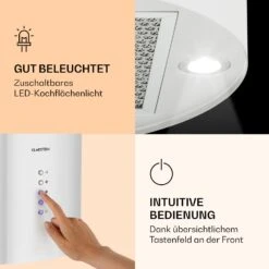 Barella Dunstabzugshaube 35,5 X 93,5 X 43 Cm Umluft 557 M³/h LED Aktivkohlefilter 9 Barella Dunstabzugshaube 35,5 X 93,5 X 43 Cm Umluft 557 M³/h LED Aktivkohlefilter -Bestes Haushaltsgeräte Geschäft 10037865 de 0003 logo