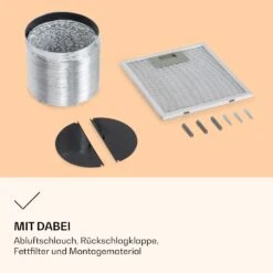 Barella Dunstabzugshaube 35,5 X 93,5 X 43 Cm Umluft 557 M³/h LED Aktivkohlefilter 11 Barella Dunstabzugshaube 35,5 X 93,5 X 43 Cm Umluft 557 M³/h LED Aktivkohlefilter -Bestes Haushaltsgeräte Geschäft 10037865 de 0005 logo