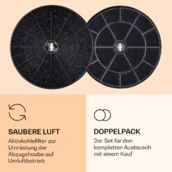 Americana Purista Aktivkohlefilter 2er-Set Zubehör Ersatz 18 X 2 Cm (ØxH) -Bestes Haushaltsgeräte Geschäft 10037867 de 0003 logo