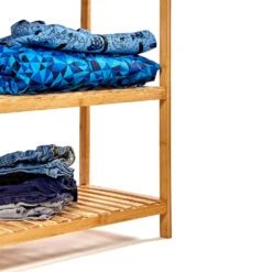 Regal Mehrzweckregal 5 Etagen 60x117,5x35cm (BxHxT) Bambus 11 Regal Mehrzweckregal 5 Etagen 60x117,5x35cm (BxHxT) Bambus -Bestes Haushaltsgeräte Geschäft 10038074 yy 0005 logo