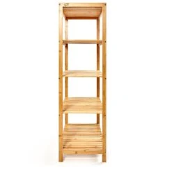 Regal Mehrzweckregal 5 Etagen 60x117,5x35cm (BxHxT) Bambus 12 Regal Mehrzweckregal 5 Etagen 60x117,5x35cm (BxHxT) Bambus -Bestes Haushaltsgeräte Geschäft 10038074 yy 0006 logo