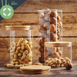 Eckiges Glas Mit Bambusdeckel Luftdicht Mit Silikonring 10x16x10 Cm 1200 Ml 10 Eckiges Glas Mit Bambusdeckel Luftdicht Mit Silikonring 10x16x10 Cm 1200 Ml -Bestes Haushaltsgeräte Geschäft 10038103 yy 0004 logo