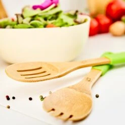 Küchenzubehör 5er-Set Pfannenwender Silikongriffe Nachhaltig Bambus -Bestes Haushaltsgeräte Geschäft 10038113 yy 0003 logo