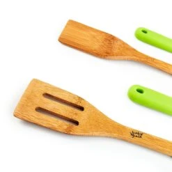 Küchenzubehör 5er-Set Pfannenwender Silikongriffe Nachhaltig Bambus -Bestes Haushaltsgeräte Geschäft 10038113 yy 0006 logo