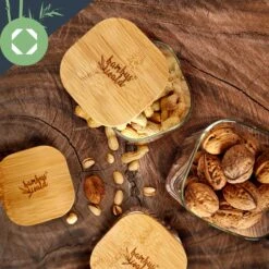 Eckiges Glas Mit Bambusdeckel Luftdicht Silikonring 6 X 15 Cm 300 Ml 11 Eckiges Glas Mit Bambusdeckel Luftdicht Silikonring 6 X 15 Cm 300 Ml -Bestes Haushaltsgeräte Geschäft 10038114 yy 0005 logo