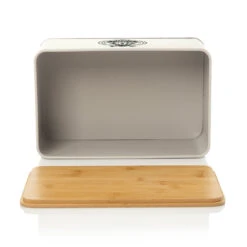 Stigby 2-in-1 Brotkasten Mit Schneidebrett Metallblech Bambus -Bestes Haushaltsgeräte Geschäft 10038121 yy 0006 logo