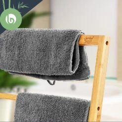 Handtuchhalter 4-fache Handtuchstange 40x98x28 Cm Leiteroptik Bambus -Bestes Haushaltsgeräte Geschäft 10038126 yy 0003 logo